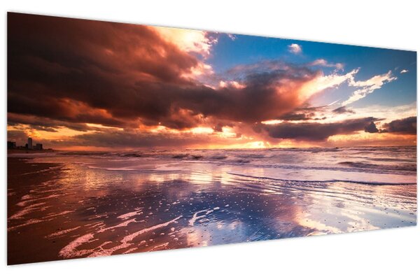 Kép - Esti strand (120x50 cm)