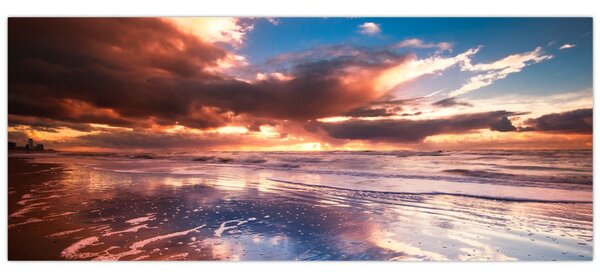 Kép - Esti strand (120x50 cm)