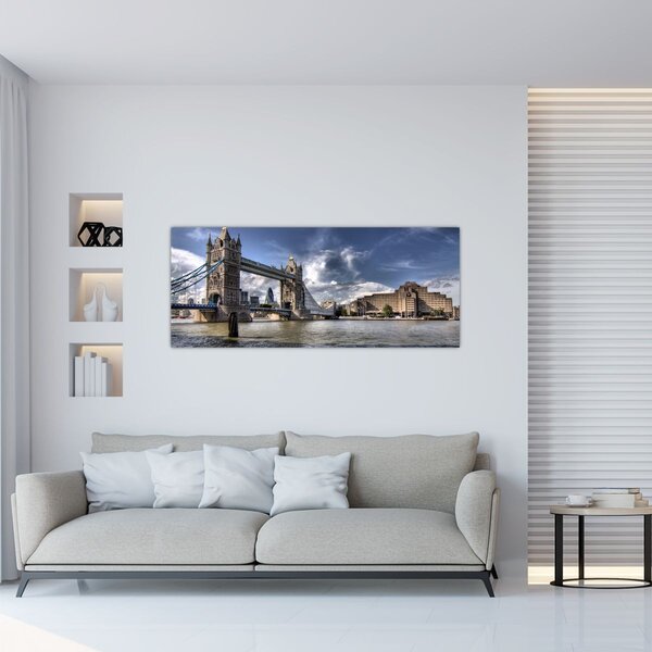 Kép - Tower Bridge Londonban (120x50 cm)