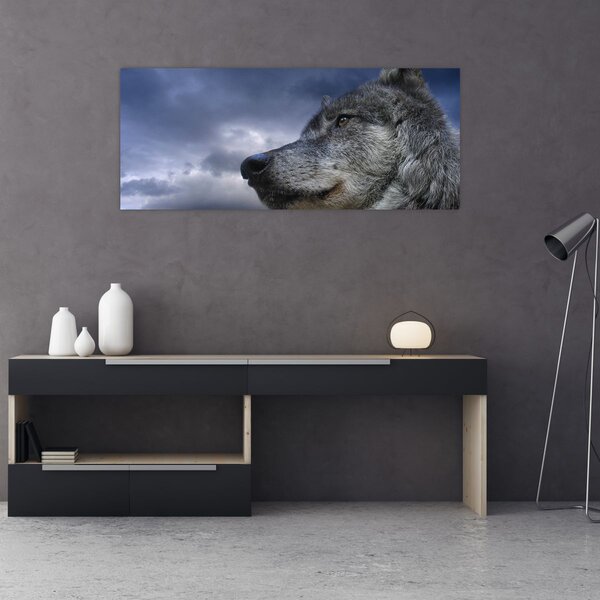 Kép - Farkas feje (120x50 cm)