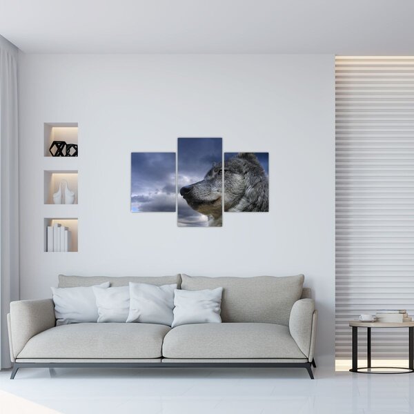 Kép - Farkas feje (90x60 cm)