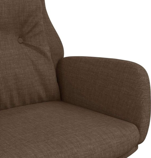 VidaXL Barna Szövet Pihenőfotel