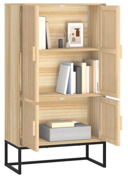 VidaXL szerelt fa magasszekrény 70x35x125 cm