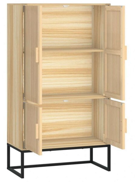 VidaXL szerelt fa magasszekrény 70x35x125 cm