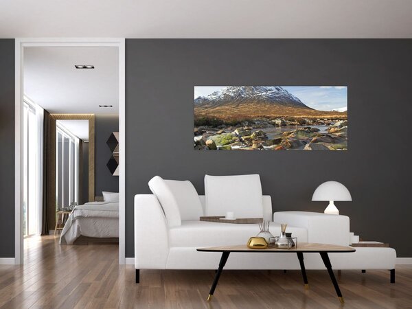 Kép - Hegy a folyóval (120x50 cm)