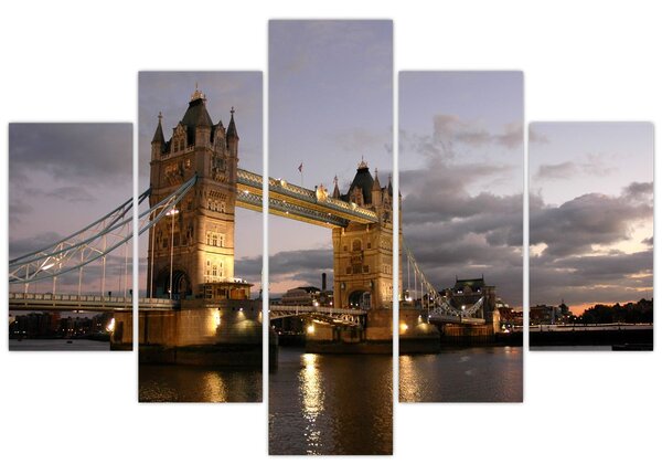 Kép - Tower Bridge éjszaka (150x105 cm)