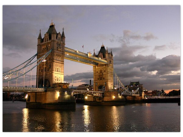 Kép - Tower Bridge éjszaka (70x50 cm)