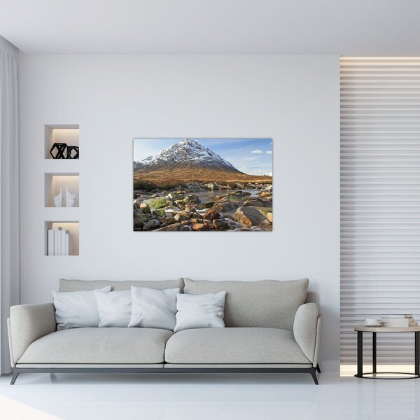 Kép - Hegy a folyóval (90x60 cm)