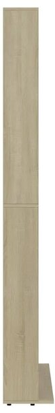 VidaXL sonoma tölgy színű szerelt fa CD-szekrény 102 x 23 x 177,5 cm