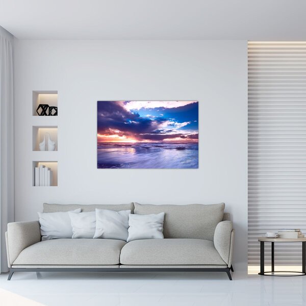 Kép - Naplemente a tengerparton (90x60 cm)