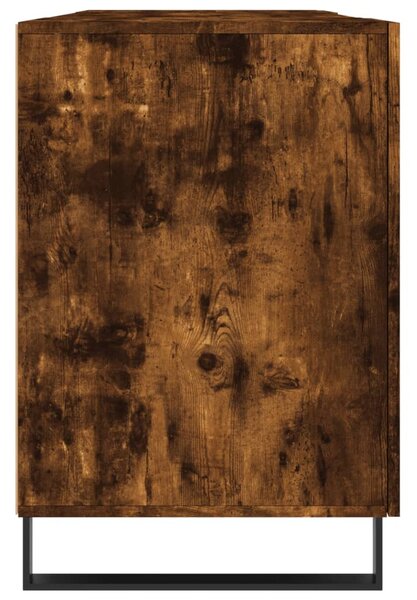 Füstös tölgy színű szerelt fa íróasztal 140x50x75 cm