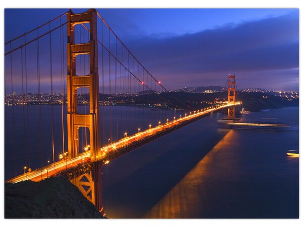 Kép - Golden Gate híd (70x50 cm)