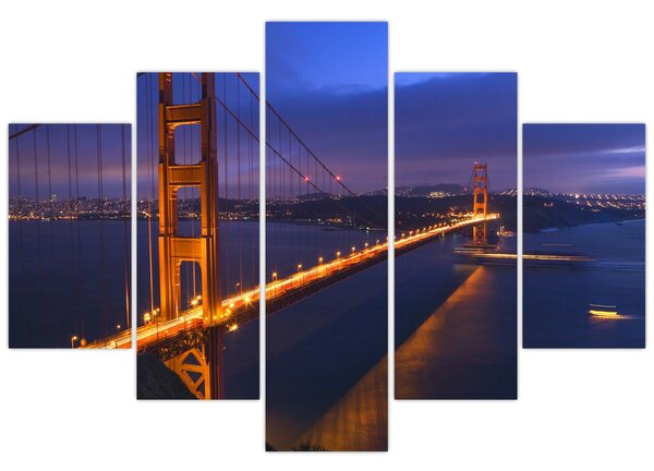 Kép - Golden Gate híd (150x105 cm)
