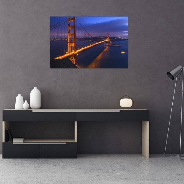 Kép - Golden Gate híd (90x60 cm)