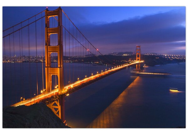 Kép - Golden Gate híd (90x60 cm)