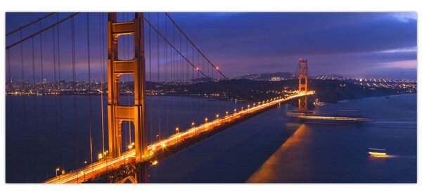 Kép - Golden Gate híd (120x50 cm)