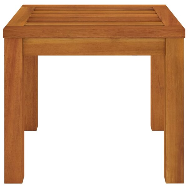 VidaXL 2 db tömör akácfa kerti ülőke párnákkal 40 x 40 x 42 cm