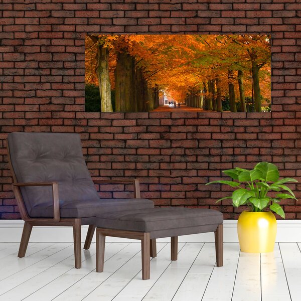 Kép - A Avenue of fák ősszel (120x50 cm)