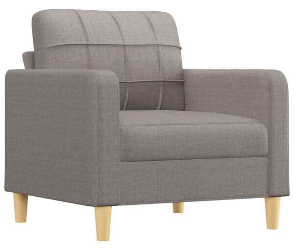 Tópszínű szövet kanapéfotel 60 cm
