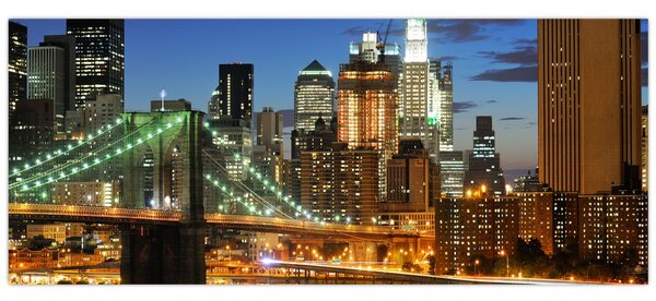 Kép - Híd New Yorkkal (120x50 cm)