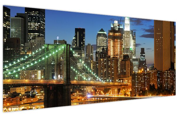 Kép - Híd New Yorkkal (120x50 cm)