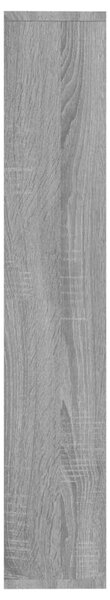 Szürke sonoma színű szerelt fa fali polc 36 x 16 x 90 cm