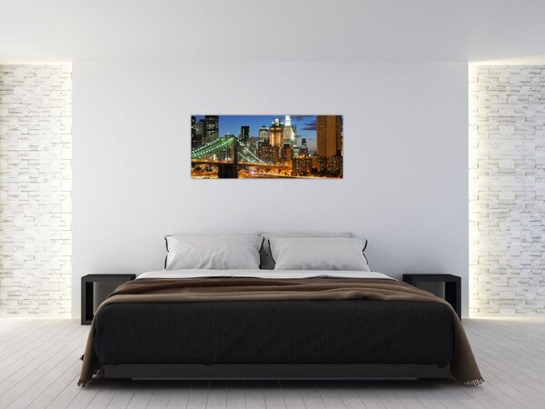 Kép - Híd New Yorkkal (120x50 cm)