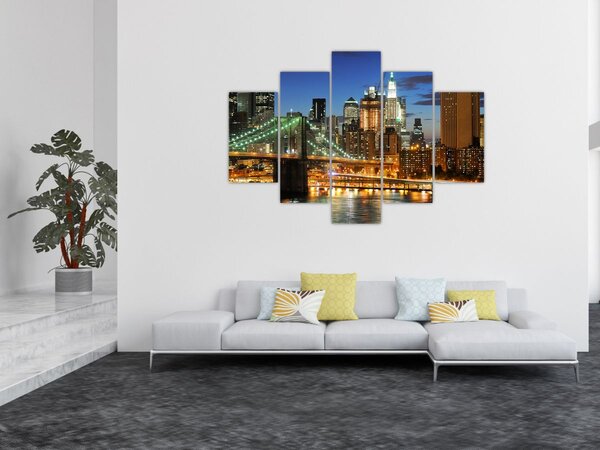 Kép - Híd New Yorkkal (150x105 cm)