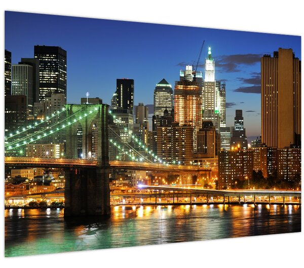 Kép - Híd New Yorkkal (90x60 cm)