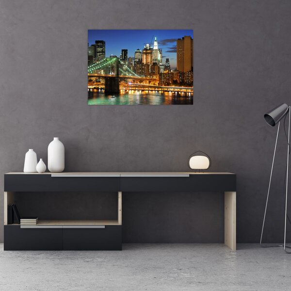 Kép - Híd New Yorkkal (70x50 cm)