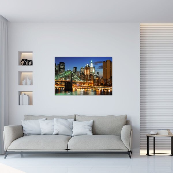 Kép - Híd New Yorkkal (90x60 cm)