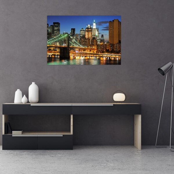Kép - Híd New Yorkkal (90x60 cm)