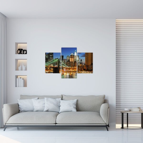 Kép - Híd New Yorkkal (90x60 cm)