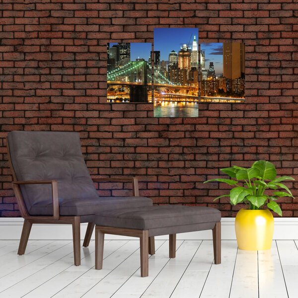 Kép - Híd New Yorkkal (90x60 cm)