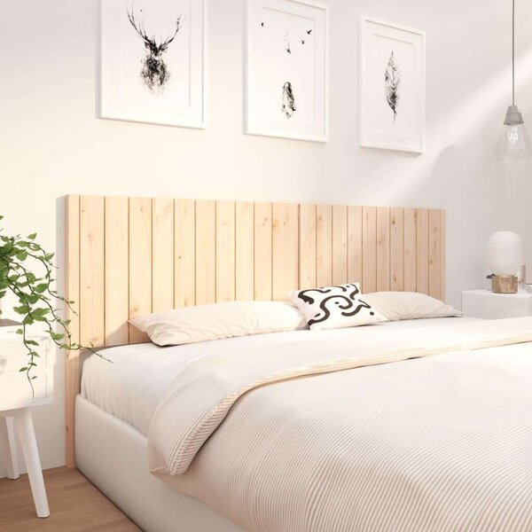 VidaXL tömör fenyőfa ágyfejtámla 205,5 x 4 x 100 cm