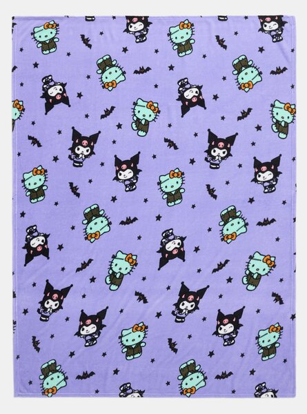 Sinsay - Takaró halloween mintával Hello Kitty and Friends - szőlőszínű