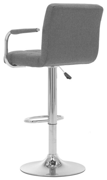 VidaXL Bárszék - Sötétszürke Szövet - 2 db