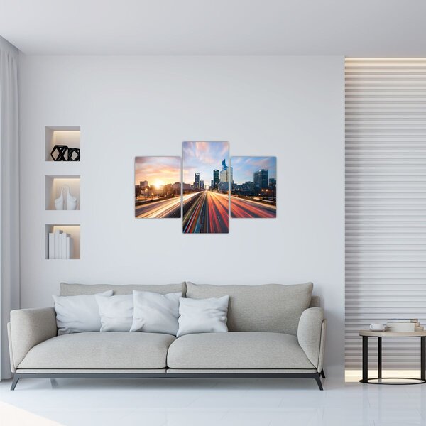 Kép - A nagyváros útja (90x60 cm)