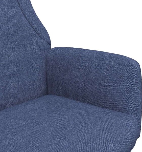 VidaXL Kék Szövet Pihenőfotel