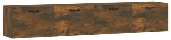 VIDAXL - Falikrény - Füstös Tölgy - 100x36,5x35 cm - 2 db