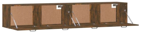 VIDAXL - Falikrény - Füstös Tölgy - 100x36,5x35 cm - 2 db