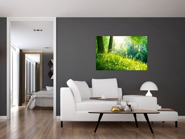 Kép - Varázslatos rét tele pitypanggal (90x60 cm)