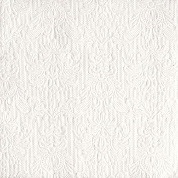 Elegance white papírszalvéta 40x40cm, 15db-os