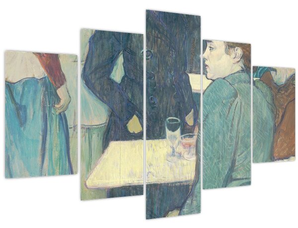 Kép - Henri de Toulouse-Lautrec, A Corner of the Moulin de la Galette, reprodukciók (150x105 cm)