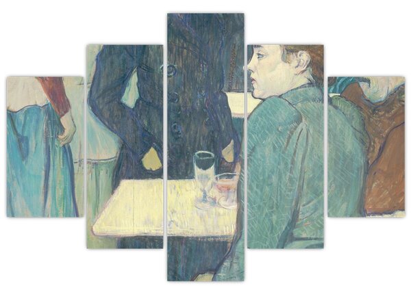 Kép - Henri de Toulouse-Lautrec, A Corner of the Moulin de la Galette, reprodukciók (150x105 cm)