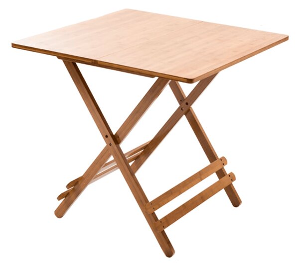 Denice Összecsukható bambusz asztal, 58 x 58 x 60 cm