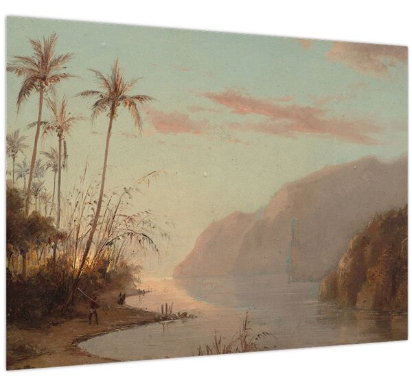 Kép - Camille Pissarro, A creek in st. Thomas (Virgin Islands), reprodukciók (70x50 cm)