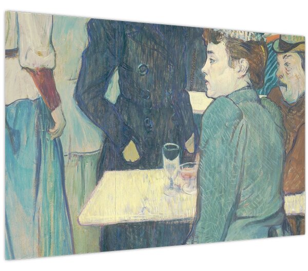 Kép - Henri de Toulouse-Lautrec, A Corner of the Moulin de la Galette, reprodukciók (90x60 cm)
