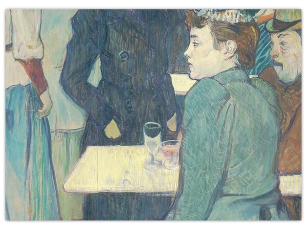 Kép - Henri de Toulouse-Lautrec, A Corner of the Moulin de la Galette, reprodukciók (70x50 cm)