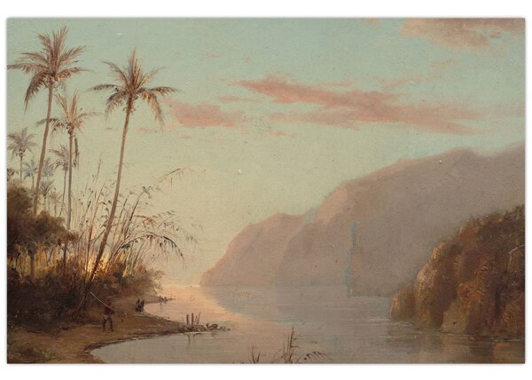 Kép - Camille Pissarro, A creek in st. Thomas (Virgin Islands), reprodukciók (90x60 cm)